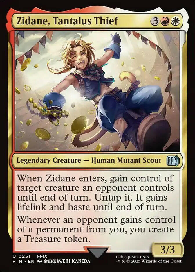 Zidane, Tantalus Thief (251) – foil – near_mint – en.